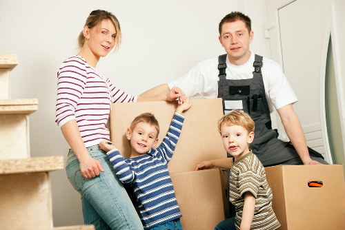 Packing materials and organised boxes used by Barkingside packers