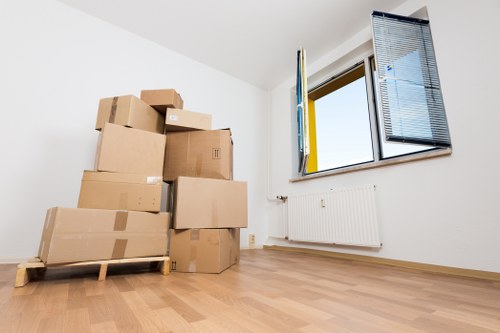 Staff member documenting a storage service issue