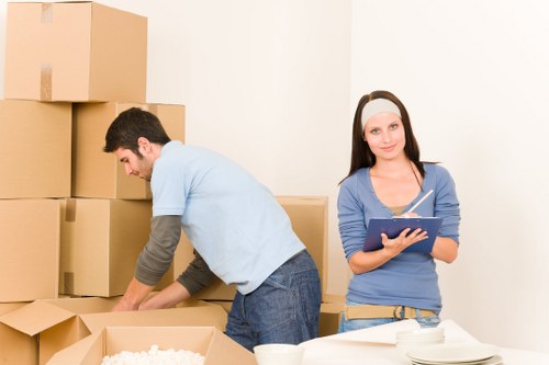 IT equipment and office files secured for office removals in Barkingside