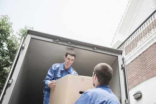 Organised short-term storage unit in Barkingside with boxed items