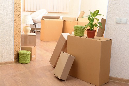Packing and labeling boxes for Barkingside removals