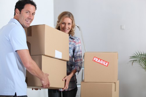 Small removal team helping with flat move in Barkingside